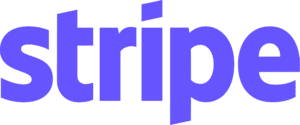 Logo von Stripe in Blau